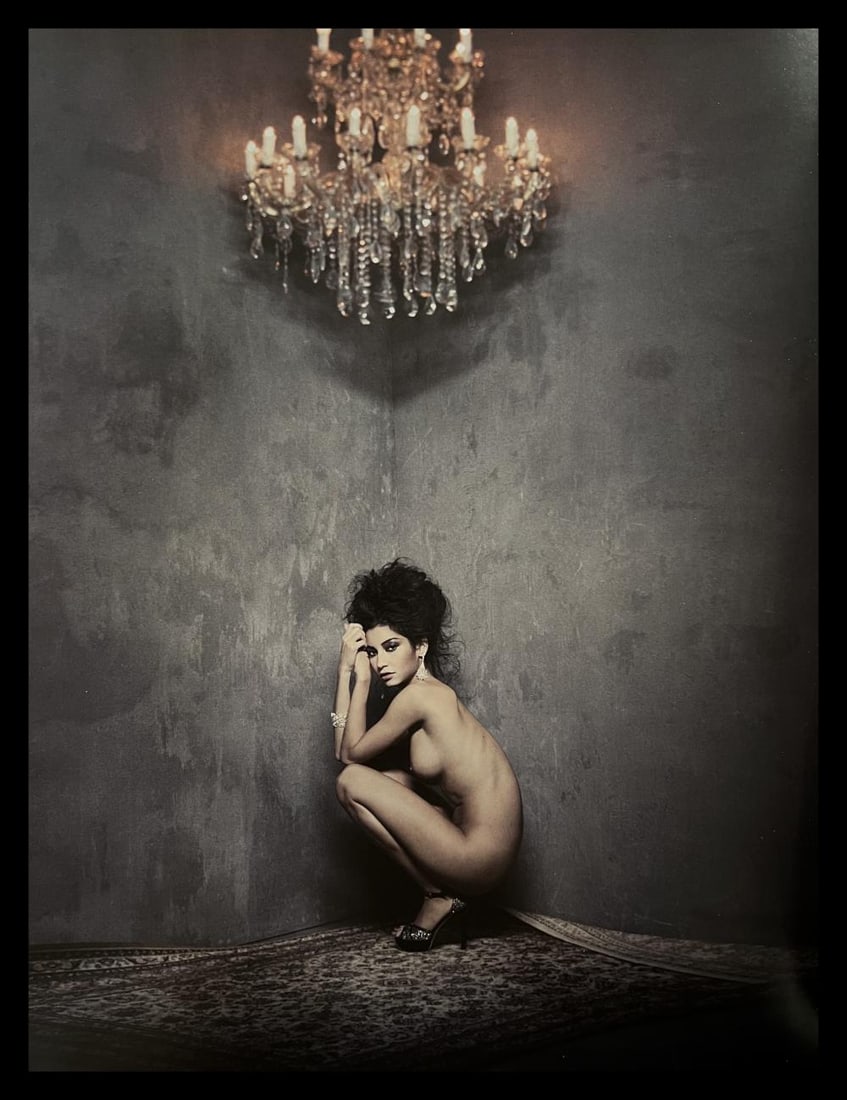 MARC LAGRANGE - Corner Girl, 2013: Photographer: Marc Lagrange was a Belgian photographer known for his nude portraits of female figures. Lagrange created dream-like and fantastical narrative pictures populated by beautiful nudes that 