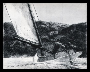 Edward Hopper, The Catboat, 1922