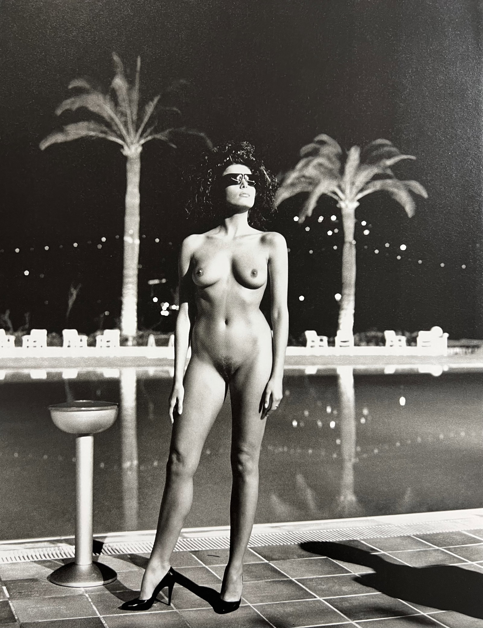 Helmut Newton, Night Nude II Nice 1981 - 1: Photographer: Helmut Newton (Germany, 1920 - 2004) - best known for his erotically charged highly stylized images, Helmut Newton was one of the most influential fashion photographers of all time. Titl