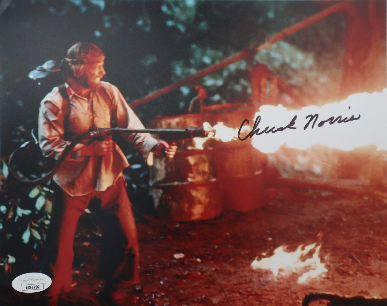 Chuck Norris, JSA Certified Autographed Photo (1 of 3)
