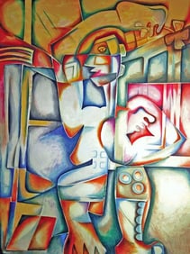 Alexandra Nechita, 'Adolescence -The Inevitable Maze', Signed Limited Edition Lithograph