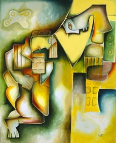 Alexandra Nechita, 'Love Blends, Love Separates', Signed Limited Edition Lithograph