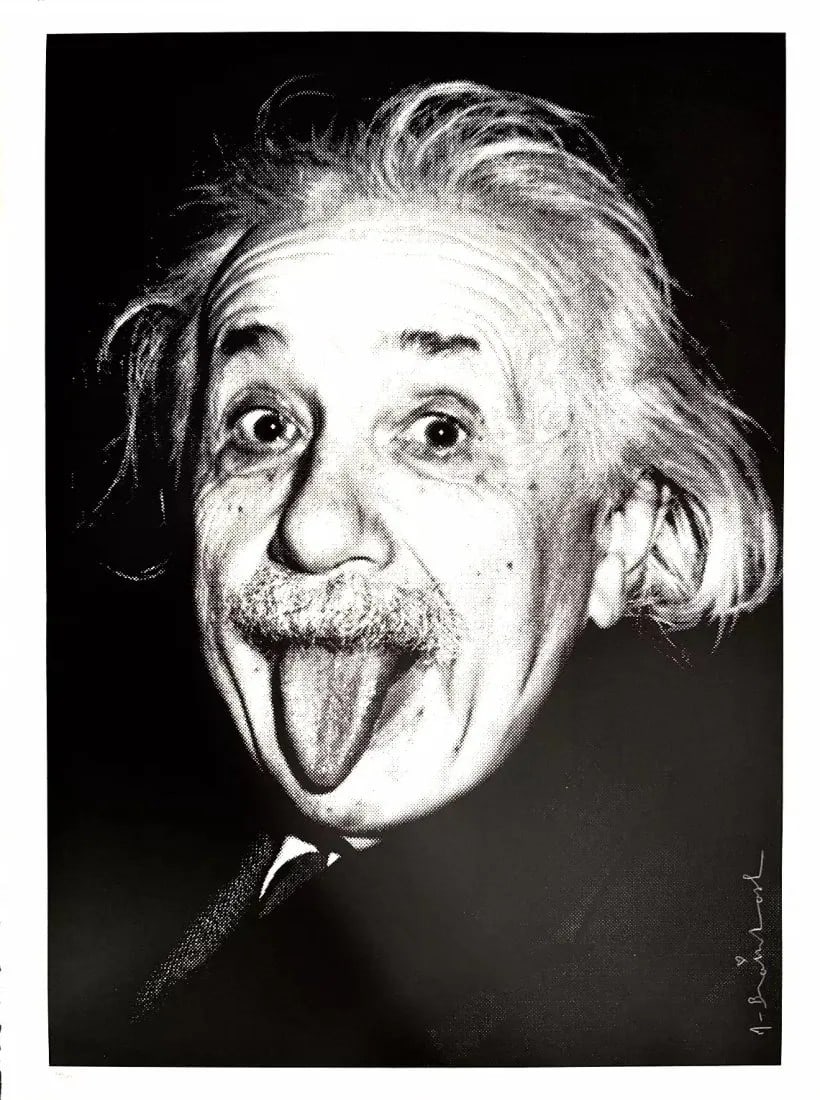 Mr. Brainwash, 'Happy Birthday Einstein', Signed Limited Edition screenprint (1 of 3)