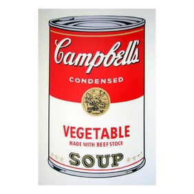 Andy Warhol, Vegetable Soup Silkscreen