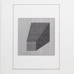Sol Lewitt, 'Untitled' - Squared Obelisk, From The Suite 'Ficciones', Silkscreen