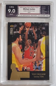 Michael Jordan Upper Deck Collection Choice Gem Mint 9