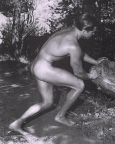 Bruce Bellas, Male Nude Study VI, 1950s