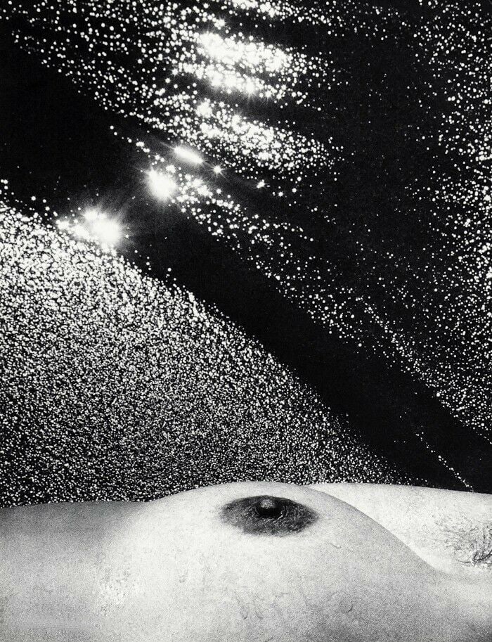 Lucien Clergue, Female Nude Body Water Wave, 1968: Photographer: Lucien Clergue (France, 1934 - 2014) - renowned French photographer with a diverse body of work, he is perhaps best known for his dynamic female nude studies in and around water which of