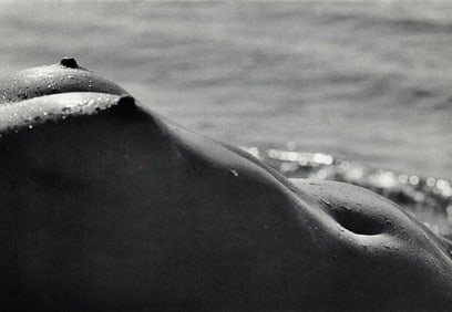 Lucien Clergue, Female Nude Wet Breast, 1960s