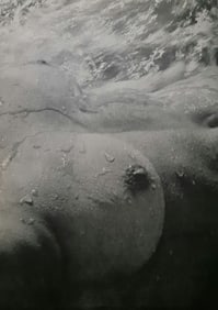 Lucien Clergue, Breast in the Water, 1960's