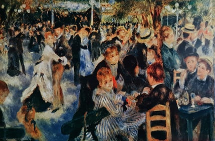 Renoir, Dancing at the "Moulin de la Galette," 1876