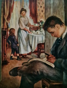 Renoir, The Breakfast at Berneval: Pierre and Jean Renoir, 1898