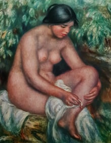 Renoir, Bather wiping a wound, 1909