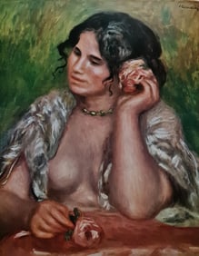 Renoir, Gabrielle with a rose, 1911