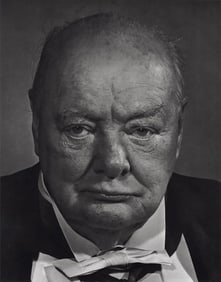 Yousuf Karsh, Winston Churchill, 1956