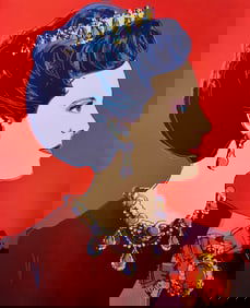 Andy Warhol, Reigning Queen, Queen Margrethe II Of Denmark, 1985