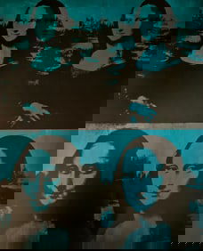 Andy Warhol, Mona Lisa four times, 1979