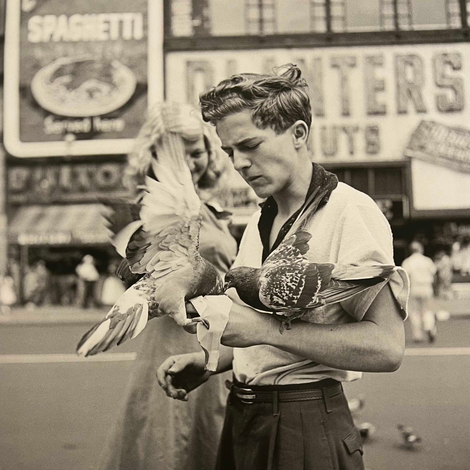 Vivian Maier, New York, 1952-59 -1: Photographer: Vivian Dorothy Maier, (1926-2009) was an American street photographer whose work was discovered and recognized after her death. She worked for about 40 years as a nanny, mostly in Chicag
