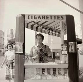 Vivian Maier, Self- Portrait, Location Unknown, 1957