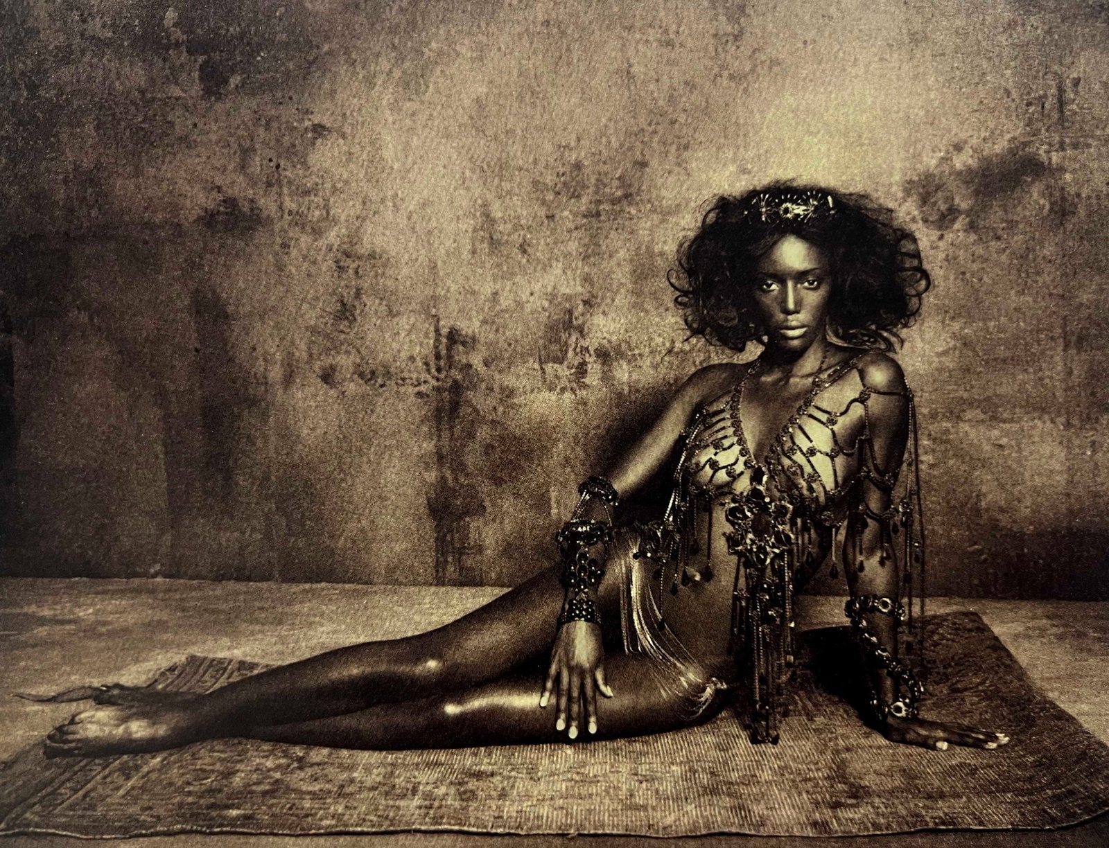 Marc Lagrange, Malika, 2011: Photographer: Marc Lagrange was a Belgian photographer known for his nude portraits of female figures. Lagrange created dream-like and fantastical narrative pictures populated by beautiful nudes that 
