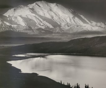 Ansel Adams, Mount Mckinley and Wonder Lake, Denali National Park, Alaska, 1947