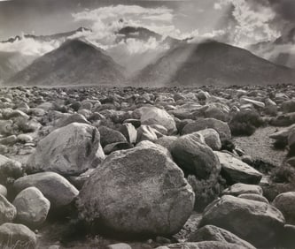 Ansel Adams, Mount Williamson, Sierra Nevada, From Manzanar, California, C. 1944