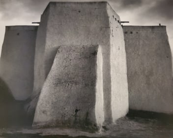 Ansel Adams, Saint Francis Church, Ranchos De Taos, New Mexico, C. 1950