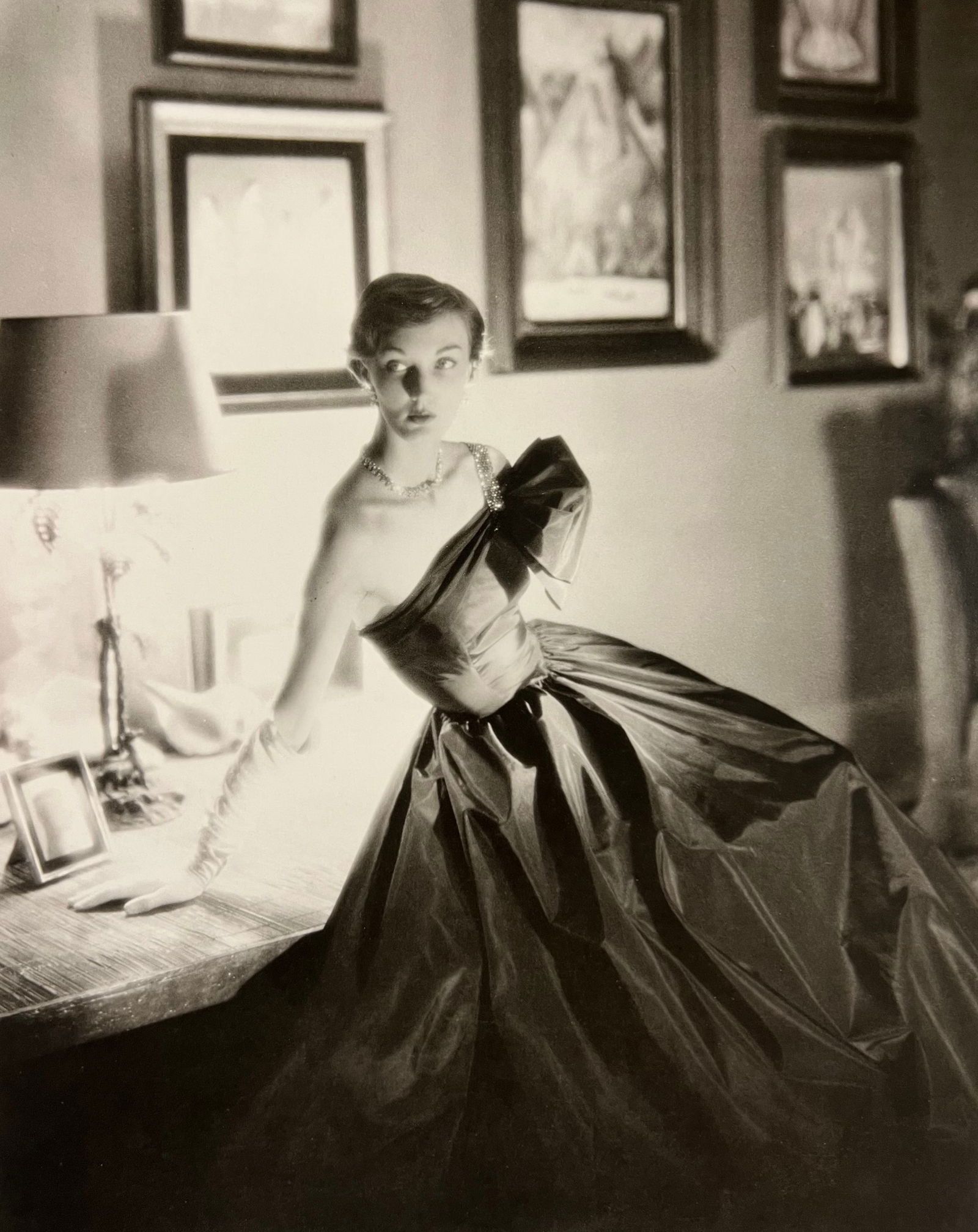 George Platt Lynes, Fashion Photography For Vogue, 1948: Photographer: George Platt Lynes (American 1907 - 1955), Internationally renowned photographic artist, best known for portraiture, fashion, dance & nude studies. Title: Fashion Photography For Vogue D