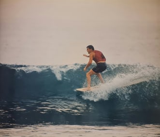 Leroy Grannis, Lance Carson, Malibu, 1967