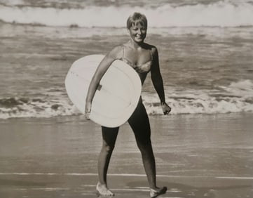 Leroy Grannis, Linda Benson, Hermosa Beach, 1960's