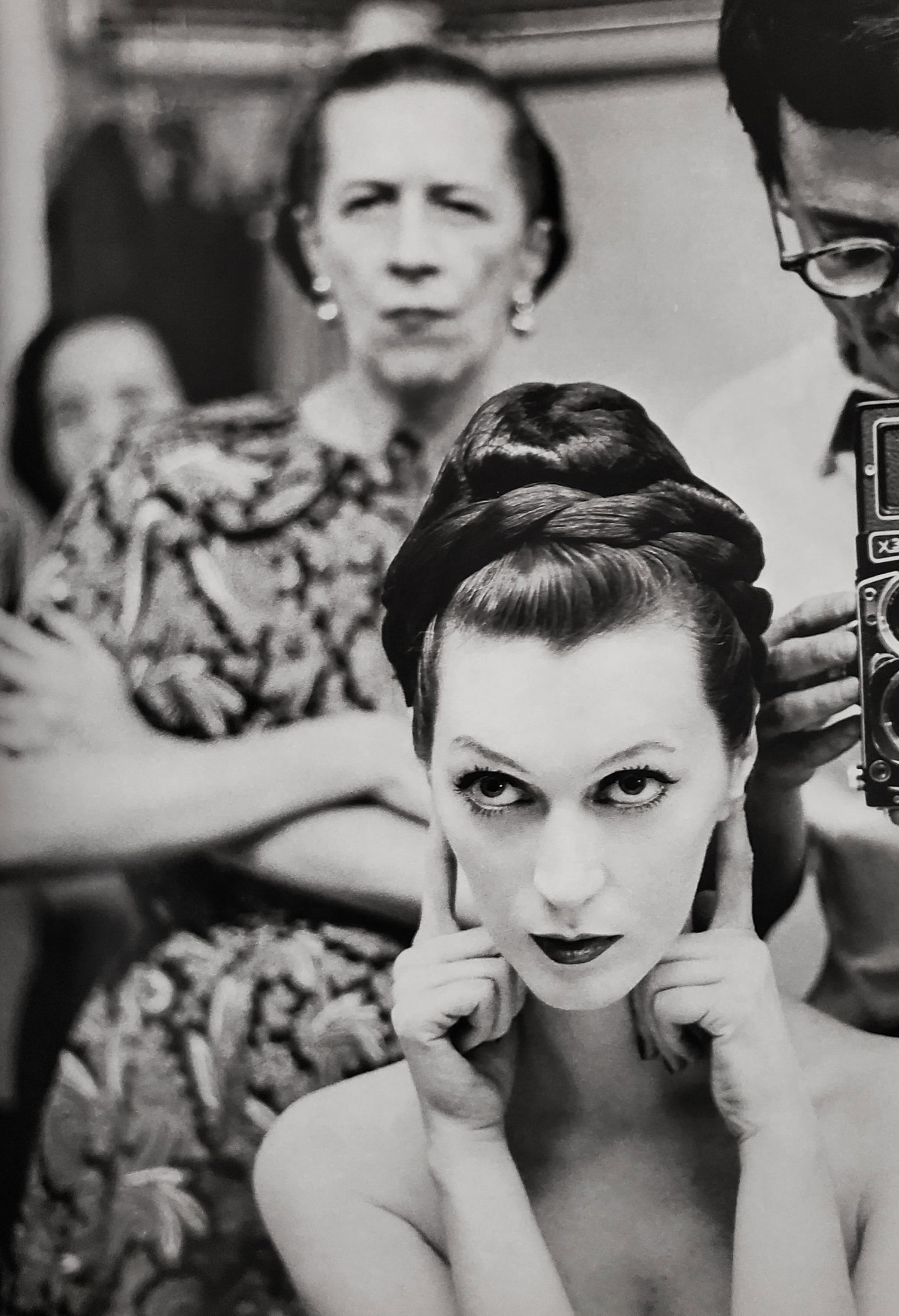 Richard Avedon, Diana Vreeland, Dovima, and Richard Avedon, Hair by Enrico Caruso, New York studio,: Photographer: Richard Avedon (American, 1923 - 2004) - internationally renowned portrait and fashion photographer, one of the most important and influential photographers during the last half of the t