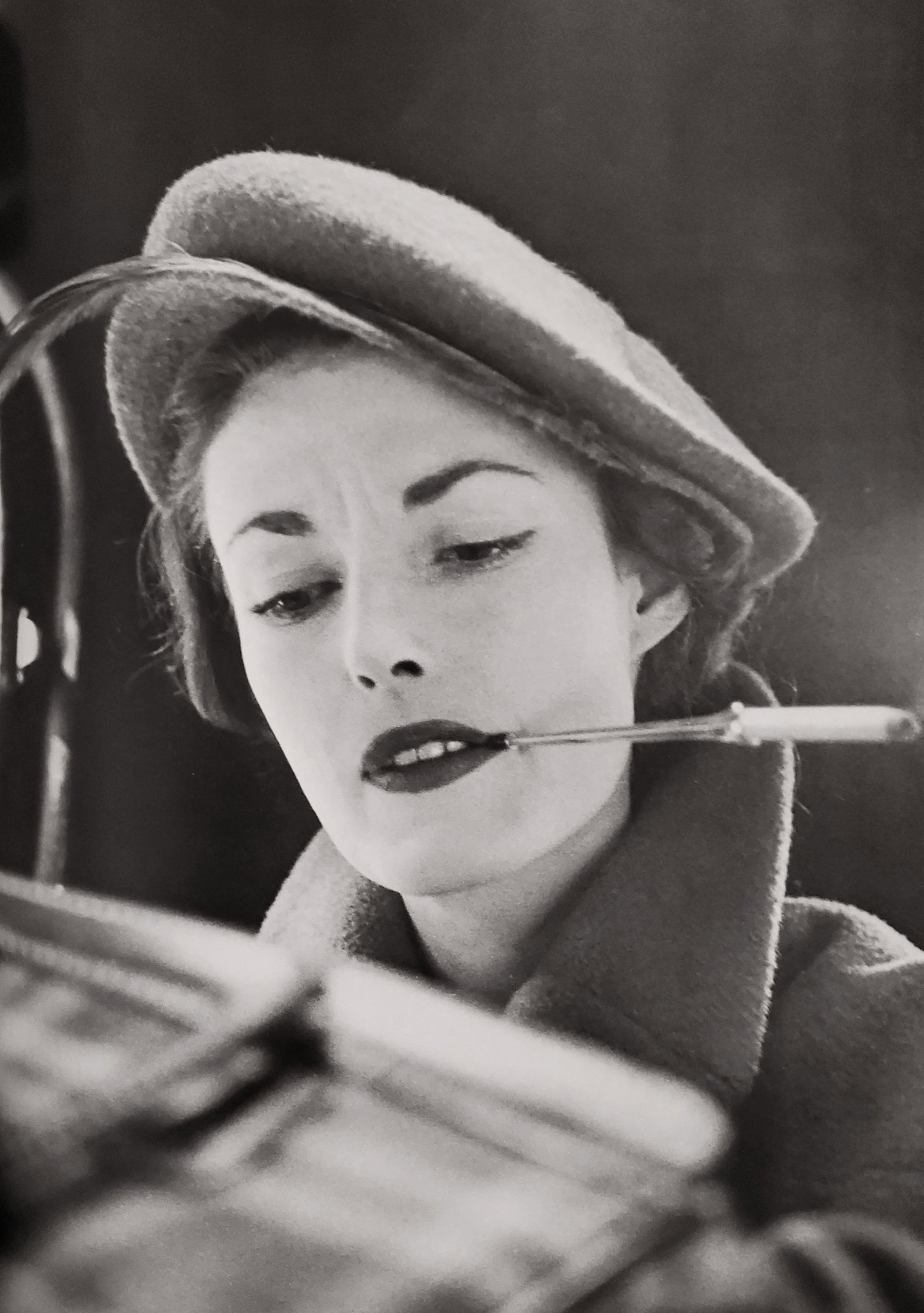 Richard Avedon, Elise Daniels, Hat by Paulette, Place Vendome, Paris, 1948: Photographer: Richard Avedon (American, 1923 - 2004) - internationally renowned portrait and fashion photographer, one of the most important and influential photographers during the last half of the t