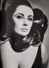 Richard Avedon, Elizabeth Taylor, Cock feathers by Anello of Emme, New York studio, 1964