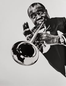 Phillipe Halsman, Louis Armstrong, 1966