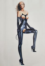Hajime Sorayama Untitled Offset Lithograph 1985 (12)