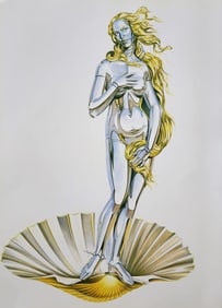 Hajime Sorayama Untitled Offset Lithograph 1985 (34)