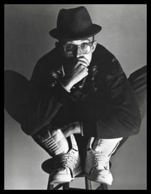 Herb Ritts, Keith Haring, New York, 1989