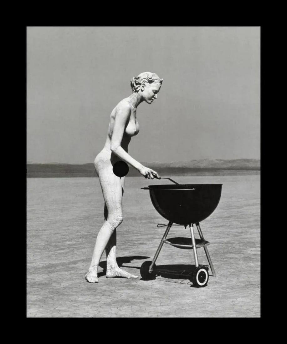 Herb Ritts, Stephanie with BBQ, El Mirage, 1991 (1 of 1)