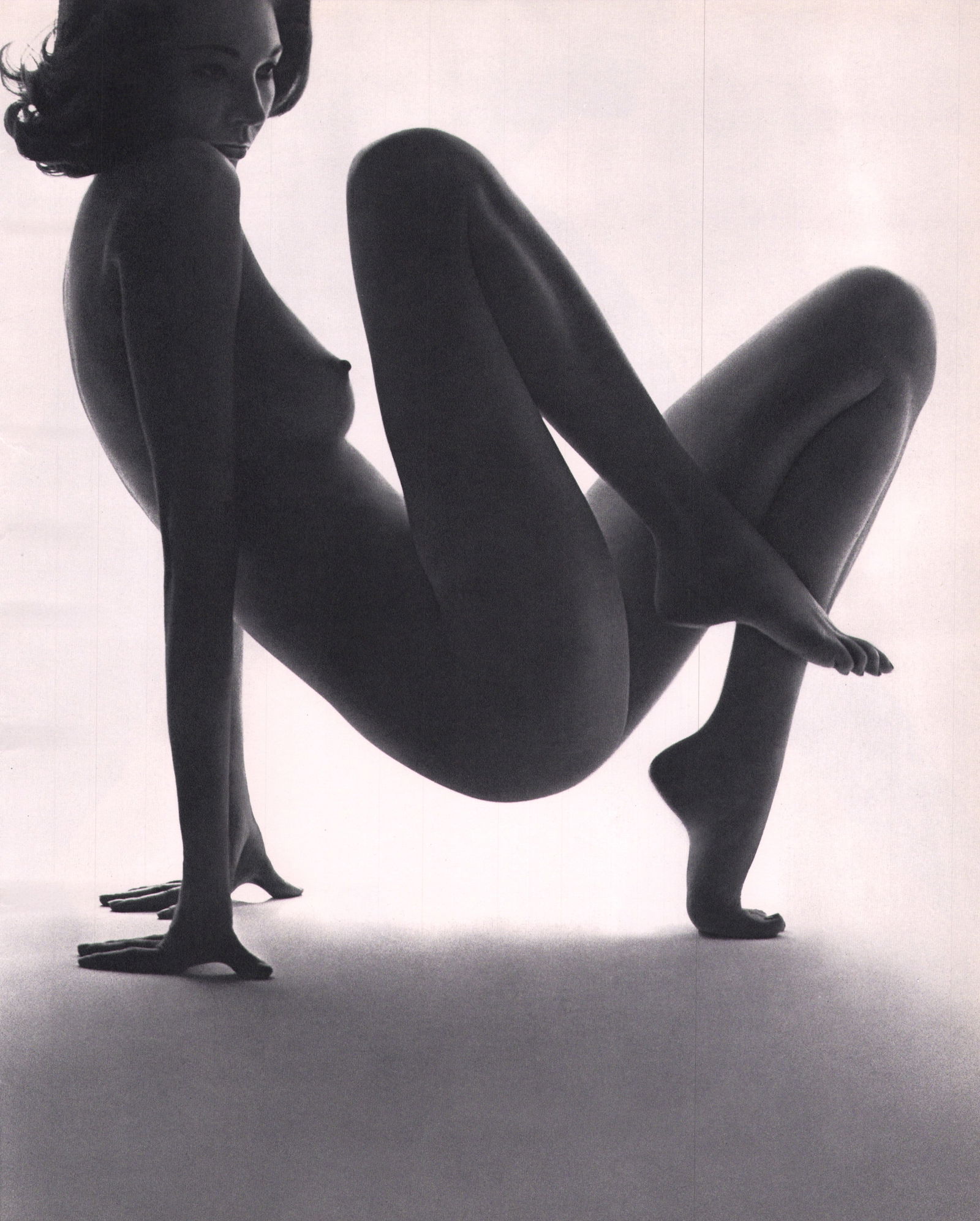 John Rawlings, Untitled - Nude, 1966: Photographer: John Rawlings (American, 1912 - 1970) - photographer from the 1930's through the 1960's, John Rawlings was a major influence on mid-century fashion photography who also brought his uniqu