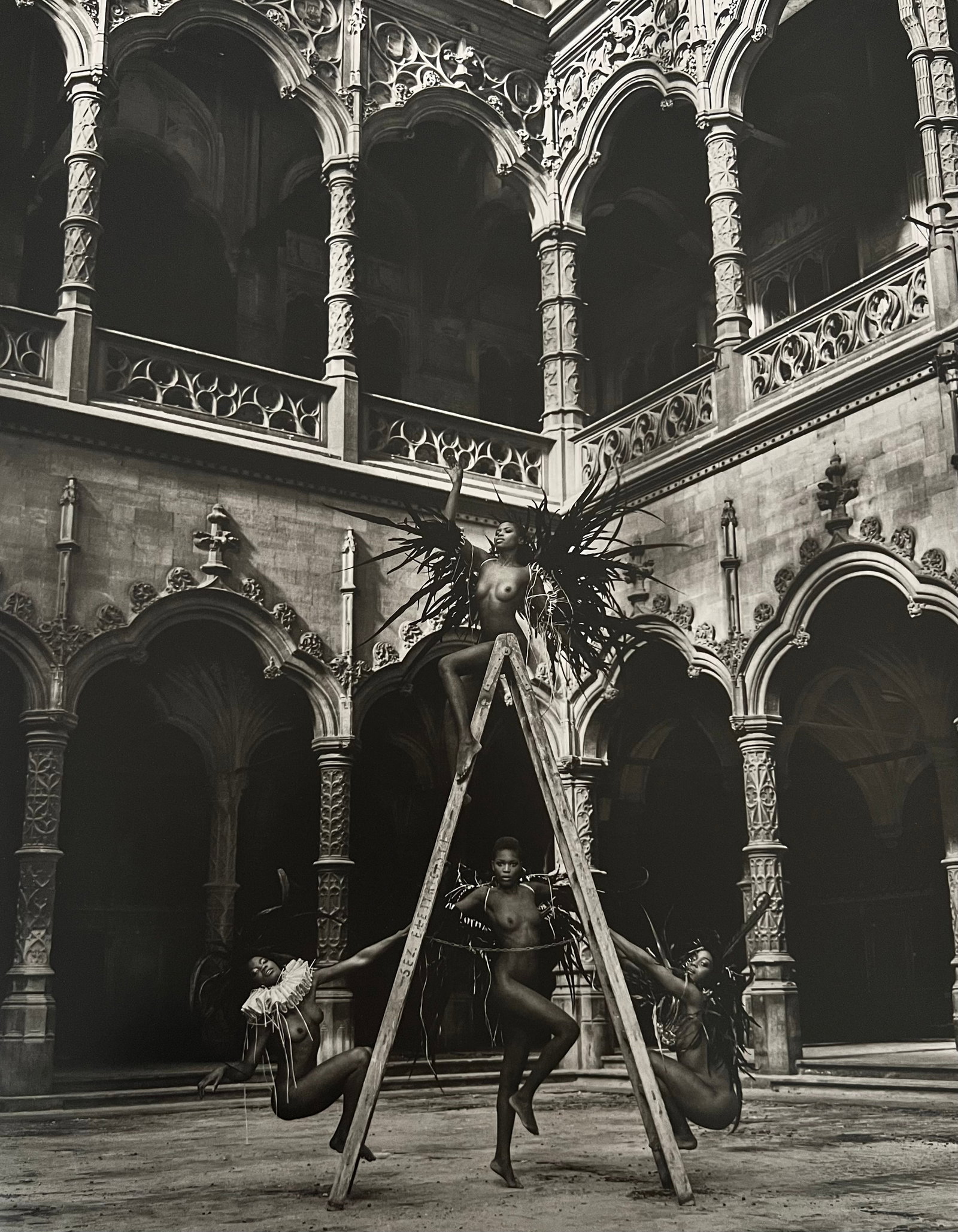 Marc Lagrange, Out On A Limb, 2000's: Photographer: Marc Lagrange was a Belgian photographer known for his nude portraits of female figures. Lagrange created dream-like and fantastical narrative pictures populated by beautiful nudes that 