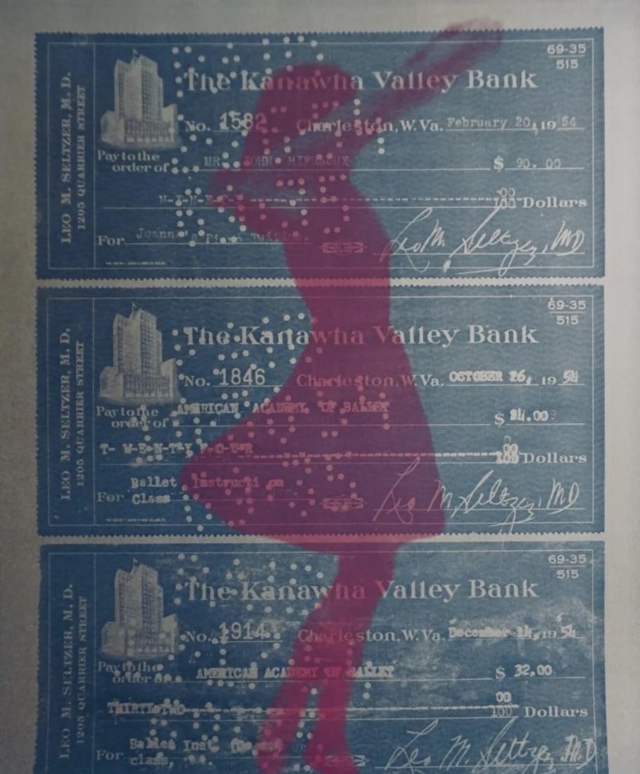 Joanne Seltzer, Dance Lesson #2, Hand Signed, Litograph (1 of 4)