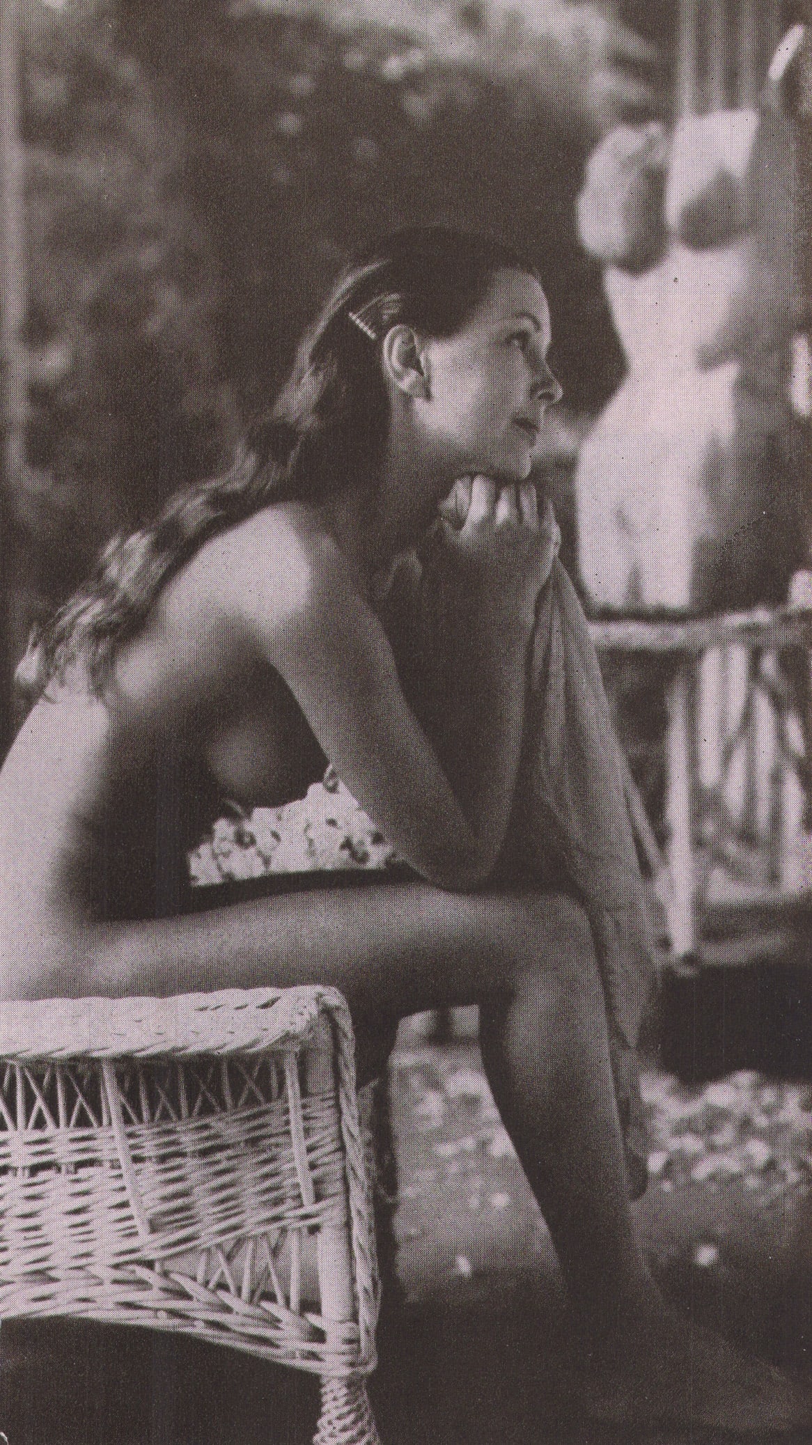 John Rawlings, '100 Studies of the Figure', - 49–A-4x7: Photographer: John Rawlings Title/Subject: Nude Woman Type Of Print: Authentic Sheet Fed Photogravure. Date Of Print: 1951 Paper: Medium weight, matte finish Approximate Size- 9 x 7 Print Origin: New