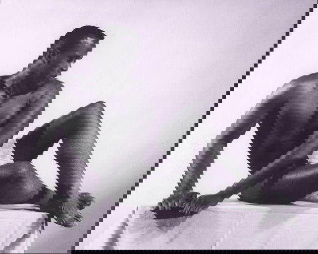 Bruce Bellas, Black Nude Male, 1950s