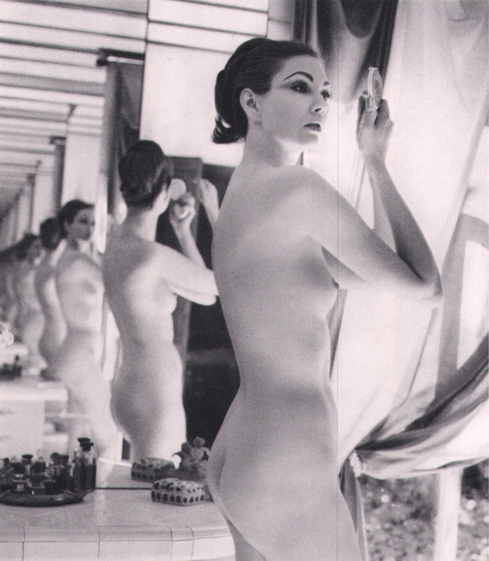 John Rawlings, Das Modell, (2): Photographer: John Rawlings Title/Subject: Nude Woman Type Of Print: Authentic Sheet Fed Photogravure. Date Of Print: 1951 Paper: Medium weight, matte finish Approximate Size- 9 x 7 Print Origin: New