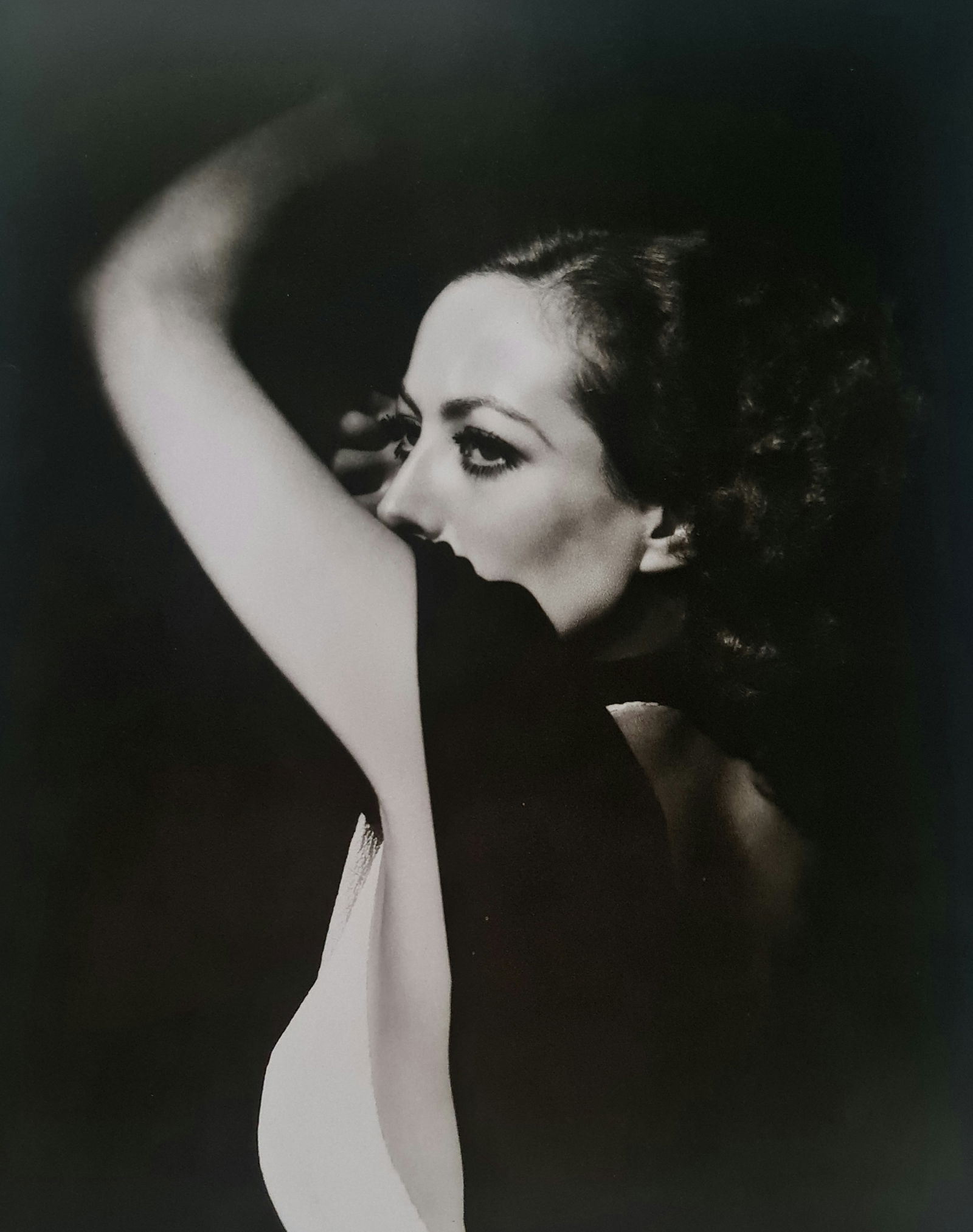 George Hurrell, Joan Crawford , 1932: Photographer: GEORGE HURRELL Subject: Joan Crawford Date Of Negative: 1932 Type Of Print: Vintage Photogravure. Date Of Print: 1990 Paper: Medium weight, satin/matte finish Print Origin: USA Print/Pla