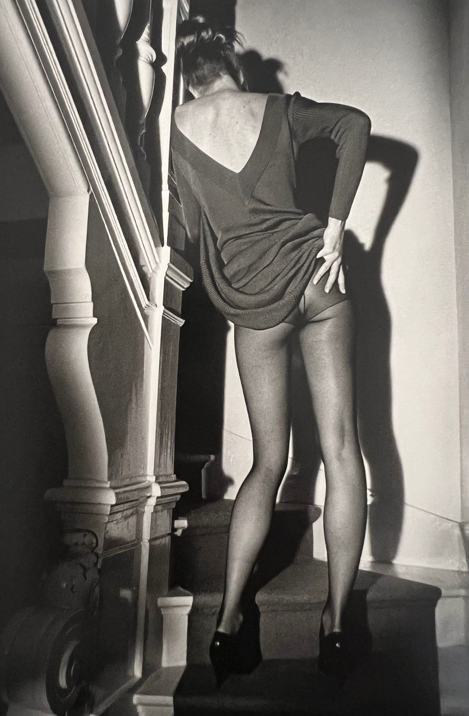 Jeanloup Sieff, Back Is Beautiful, 1988: Photographer: Jeanloup Sieff (French, 1933 - 2000) - French photographer critically acclaimed for his portraits, landscapes, nude studies, and fashion imagery. He often made use of a wide-angle lens,