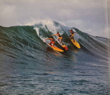 Leroy Grannis, Waimea Bay, circa 1972: Photographer: LeRoy Grannis (1917-2011) captured the early surf lifestyle of Southern California unlike any other of his generation. Subject/Title: Waimea Bay Date Of Negative: circa 1972 Type Of Prin