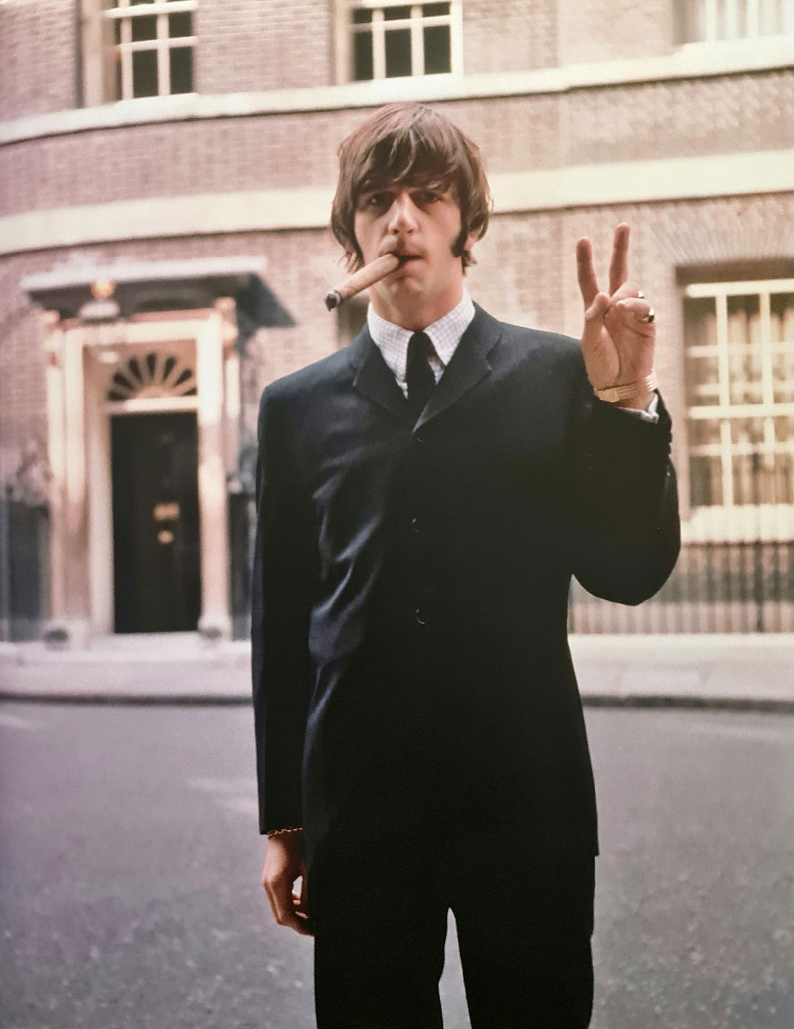 Terry O'neill, Ringo Starr, 1965: Photographer: TERRY O'NEILL Subject/Title: Ringo Starr Date Of Negative: 1965 Type Of Print: Authentic Duotone Photo Engraving Date Of Print: 2021 Publisher: British Library Cataloguing Paper: Medium