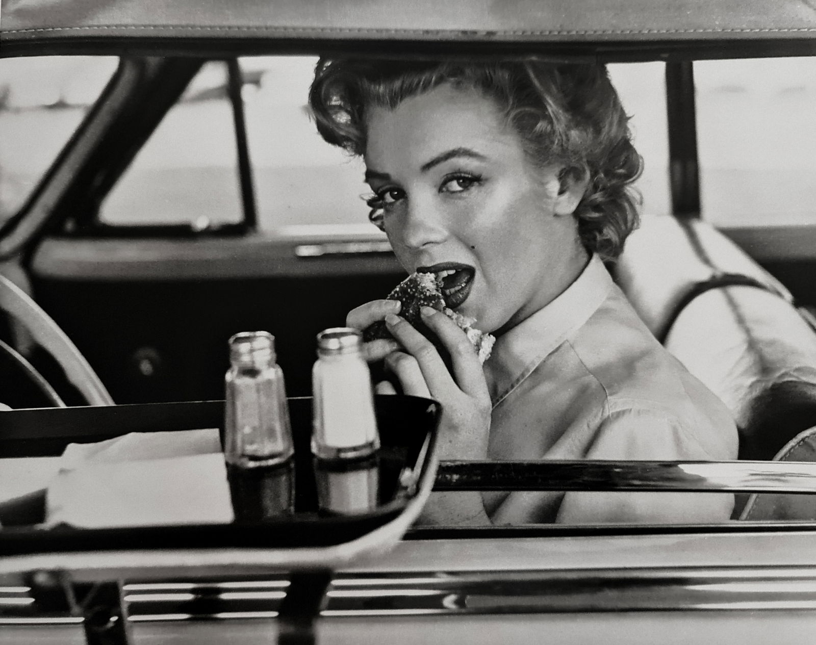 Phillipe Halsman, Marilyn Monroe, 1950's, 1950's: Photographer: Philippe Halsman (Latvia born American, 1906 - 1979) - internationally renowned portrait and fashion photographer, one of the most important and influential photographers from the 1940's