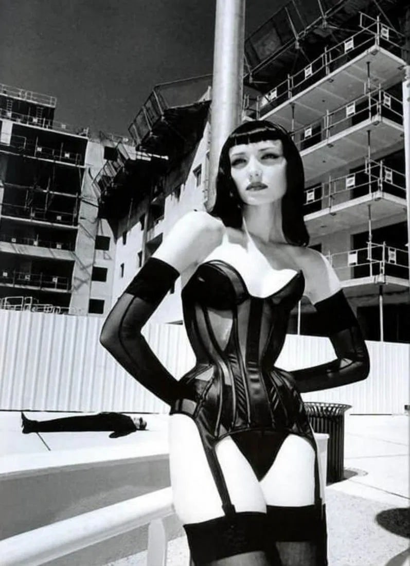 Helmut Newton - Thierry Mugler, monaco, 1998: Photographer: Helmut Newton (Germany, 1920 - 2004) - best known for his erotically charged highly stylized images, Helmut Newton was one of the most influential fashion photographers of all time. Titl